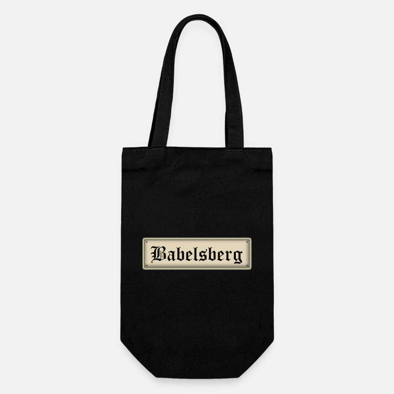 BABELSBERG - Geschenkbeutel für Flaschen - Schwarz