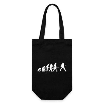 Baseball Evolution Joueur de baseball batteur - Sac à bouteille - noir - Devant
