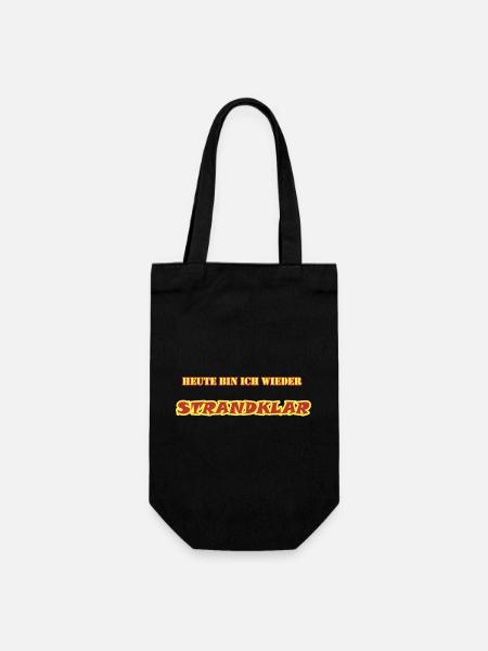 STRANDKLAR - Geschenkbeutel für Flaschen - Schwarz