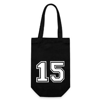 15 - Gift Bag for Bottles - black - Front