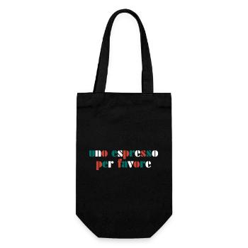 Espresso Italy Italy - Gift Bag for Bottles - black - Front