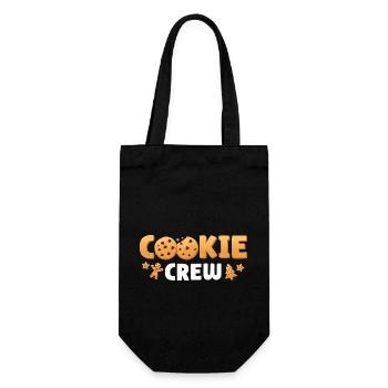 Candy Chocolate Cookies Cookie Crew - Gift Bag for Bottles - black - Front