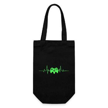 Gamer Game Video Game Blueberry Vintage Gaming - Gift Bag for Bottles - black - Front