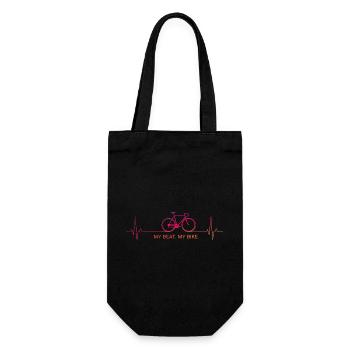 My Beat My Bike - Gift Bag for Bottles - black - Front