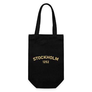 Stockholm 1252 - Gift Bag for Bottles - black - Front