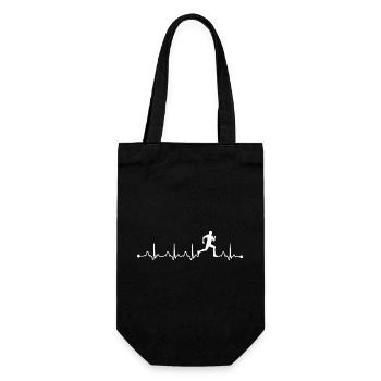 Course Rythme cardiaque EKG Pulsation Course Course Course Jogging Sport - Sac à bouteille - noir - Devant