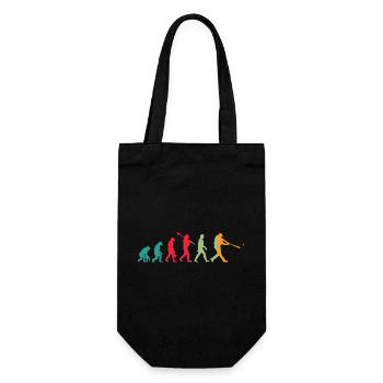 Basketball Evolution - Geschenkbeutel für Flaschen - Schwarz - Vorne