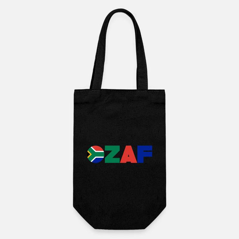 South Africa - Gift Bag for Bottles - black