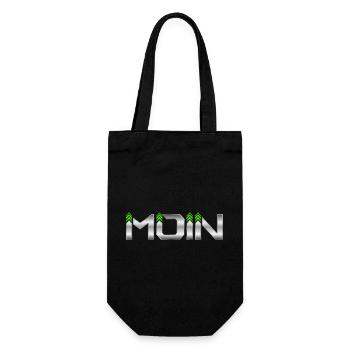 Hello - Gift Bag for Bottles - black - Front