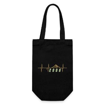 Pixel Retro 20 Year Old Twenties Party Gift 2006 - Gift Bag for Bottles - black - Front