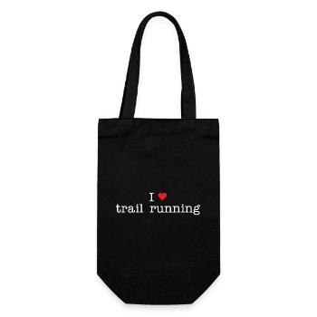 I Love Trail Running - Gift Bag for Bottles - black - Front