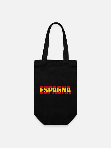Spanien - Geschenkbeutel für Flaschen - Schwarz