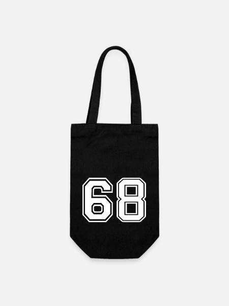 68 - Gift Bag for Bottles - black