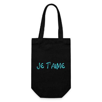 LOVE. FÊTE DES MÈRES. BONNE FÊTE MAMAN. MAMAN - Sac à bouteille - noir - Devant