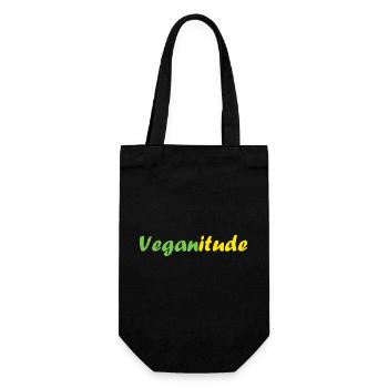 Légumes Humour je suis vegan - Sac à bouteille - noir - Devant