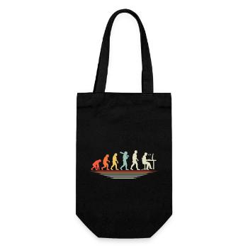 Coffee Coding Evolution Coder Developer Nerd Coffe - Gift Bag for Bottles - black - Front
