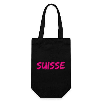SUISSE. PAYS - Sac à bouteille - noir - Devant