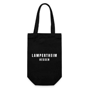 Lampertheim, Hesse - Gift Bag for Bottles - black - Front