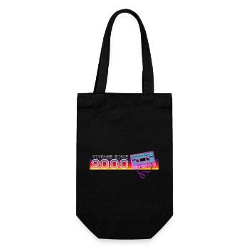 Classique et vintage 2000 Musique nostalgique amusante - Sac à bouteille - noir - Devant