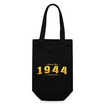 Vintage 1944 - 81st Birthday Limited Edition - Gift Bag for Bottles - black - Front