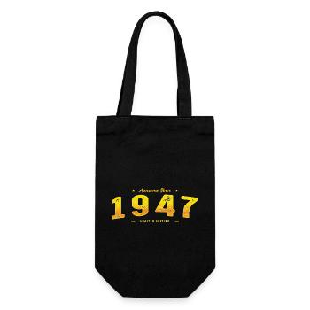 Millésime 1947 Edition Limitée - 78ème Anniversaire - Sac à bouteille - noir - Devant
