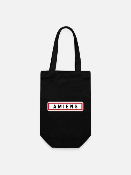 Panneau entrée de ville Amiens - Sac à bouteille - noir