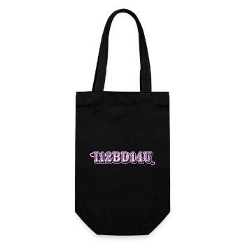 I want to be the one for you - i12bd14u - Geschenkbeutel für Flaschen - Schwarz - Vorne