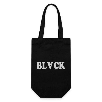 BLACK - Geschenkbeutel für Flaschen - Schwarz - Vorne