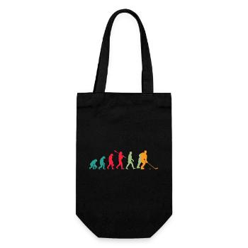 Evolution Eishockey - Geschenkbeutel für Flaschen - Schwarz - Vorne