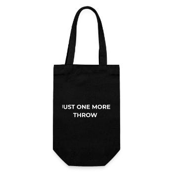 Retro Disc Golf Player Sunset Silhouette - Gift Bag for Bottles - black - Front