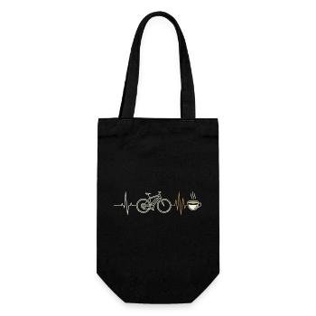 Vélo électrique, rythme cardiaque et café - Sac à bouteille - noir - Devant