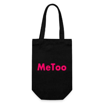 Me too - Geschenkbeutel für Flaschen - Schwarz - Vorne