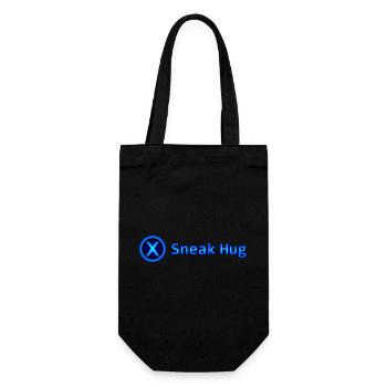 Sneak Hug / Surprise Hug - Gift Bag for Bottles - black - Front