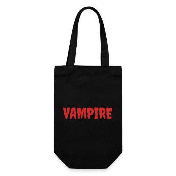 Vampire Silhouette Art T-Shirt Design - Sac à bouteille - noir - Devant