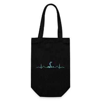 Synchronschwimmen Team Artistic Swim - Geschenkbeutel für Flaschen - Schwarz - Vorne