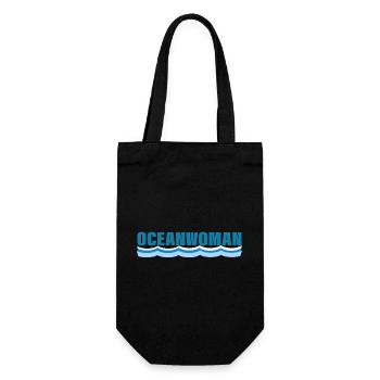 OCEANWOMAN - Gift Bag for Bottles - black - Front