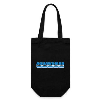 AQUAWOMAN - Sac à bouteille - noir - Devant