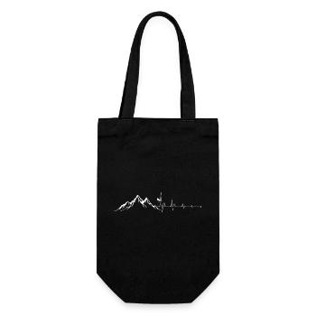 Battement de cœur : escalade en montagne - Sac à bouteille - noir - Devant