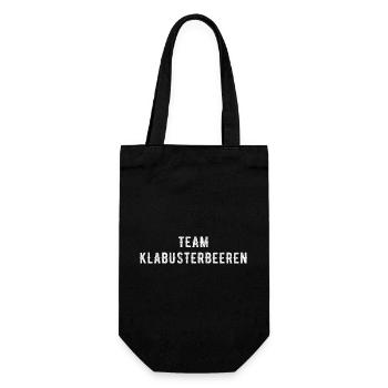 Team Klabusterbeeren - Geschenkbeutel für Flaschen - Schwarz - Vorne
