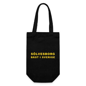 Schwedischer Meister 2025 - Geschenkbeutel für Flaschen - Schwarz - Vorne