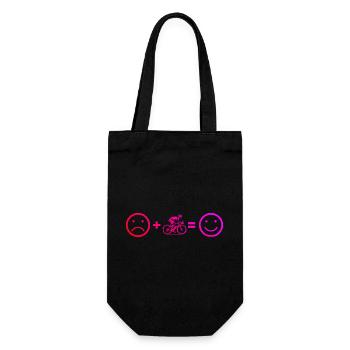 Illustration de vélo de route pour vélo de route - Sac à bouteille - noir - Devant