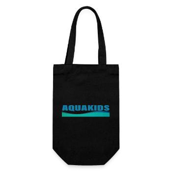 AQUAKIDS - Geschenkbeutel für Flaschen - Schwarz - Vorne