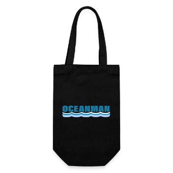OCEANMAN - Gift Bag for Bottles - black - Front