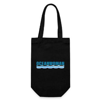 OCEANWOMAN - Gift Bag for Bottles - black - Front