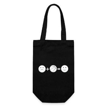 Basketball Love - Geschenkbeutel für Flaschen - Schwarz - Vorne