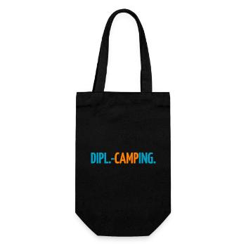 Dipl.-Ing. Camper Fan Experte Camping Wohnmobil - Geschenkbeutel für Flaschen - Schwarz - Vorne