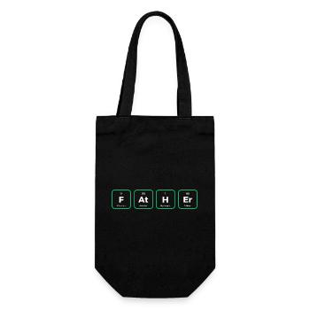 Father - Tableau Périodique, Design Original - Sac à bouteille - noir - Devant