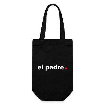 El Padre - Geschenkbeutel für Flaschen - Schwarz - Vorne