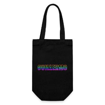 guillermo rs regenbogen - Geschenkbeutel für Flaschen - Schwarz - Vorne