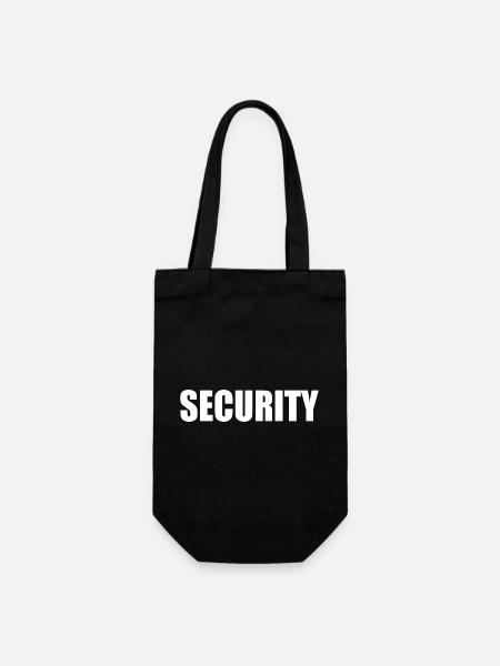 Security - Geschenkbeutel für Flaschen - Schwarz